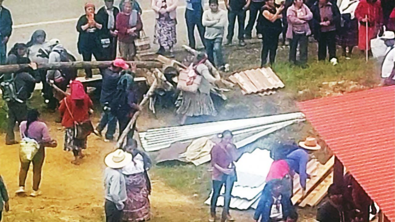 Santa Cruz Tlahuitoltepec defiende recuperación de terreno comunal tras desalojo en Oaxaca